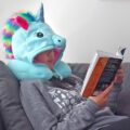 Hooded Unicorn Neck Pillow
