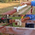 Ingenious Dual Paint Roller Helps Paint Fencing, Poles, and Corners