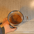 Self-Stirring Travel Coffee Mug - Clear