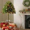 There Are Now Half Christmas Trees That Prevent Your Cats From Ruining Christmas