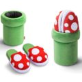 These Warp Pipe and Piranha Plant Slippers Are Perfect For Mario and Nintendo Lovers