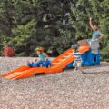 Kids Backyard Roller-Coaster Ride-on Play-set
