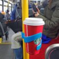 ComfyCup Holder: Portable Cup Holder For Use On Trains, Buses, and Subways
