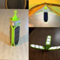 Solar Powered Collapsible Clover Camping Lantern