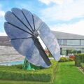This Solar Panel Flower Tracks The Sun Throughout The Day
