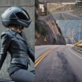 Cross Helmet: Motorcycle Helmet With Rear-view Camera