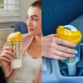 This Divided Milk and Cereal Cup Lets You Eat Breakfast While On The Go
