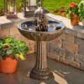 This Solar Powered Fountain Makes Endless Rain For Kids Under an Umbrella