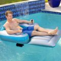 This Motorized Pool Lounger Lets You Easily Scoot Around The Pool