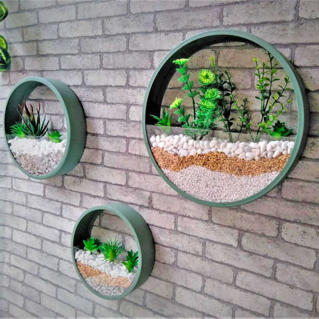 These Wall Mounted Circular Terrariums Make The Perfect Indoor Garden That Saves on Space