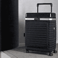 This Ingenious Pull-up Luggage Turns Into a Shelf In Seconds