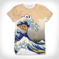Sea Is For Cookie T-Shirt - Cookie Monster Ocean Wave Shirt