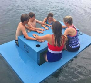 There's Now a Floating Picnic Table You Can Use in a Lake or a Pool