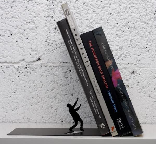 Falling Books Bookend
