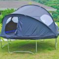 There's a Trampoline Tent Cover That Lets Your Kids Camp Out In The Backyard