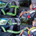 The Noggle Car Air Vent Tube Helps You Redirect Warm/Cool Air To The Backseat