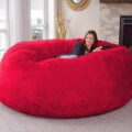 There's a Giant Bean Bag Chair Measures 8 Feet, And Can Fit Up To 3 People
