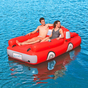 This Giant Pickup Truck Pool Float Has a Beer Cooler Under The Hood