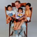 Every Grandparent Probably Needs This Rocking Chair That Helps You Hold 3 Kids!