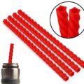 There Are Reusable Straws That Look Like Red Licorice Vines
