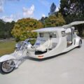 The LimoBike Is a Harley Motorcycle Up Front and a Limousine In The Back