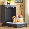 This Super Cute Fold-Up Murphy Dog Bed Cabinet Saves Space When Not In Use
