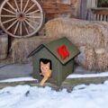 This Heated Cat House Will Keep Your Outdoor Kitty Toasty Through The Cold Weather