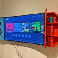These Wall-Mounted Cabinets Turn Your TV Into a Giant Nintendo Switch