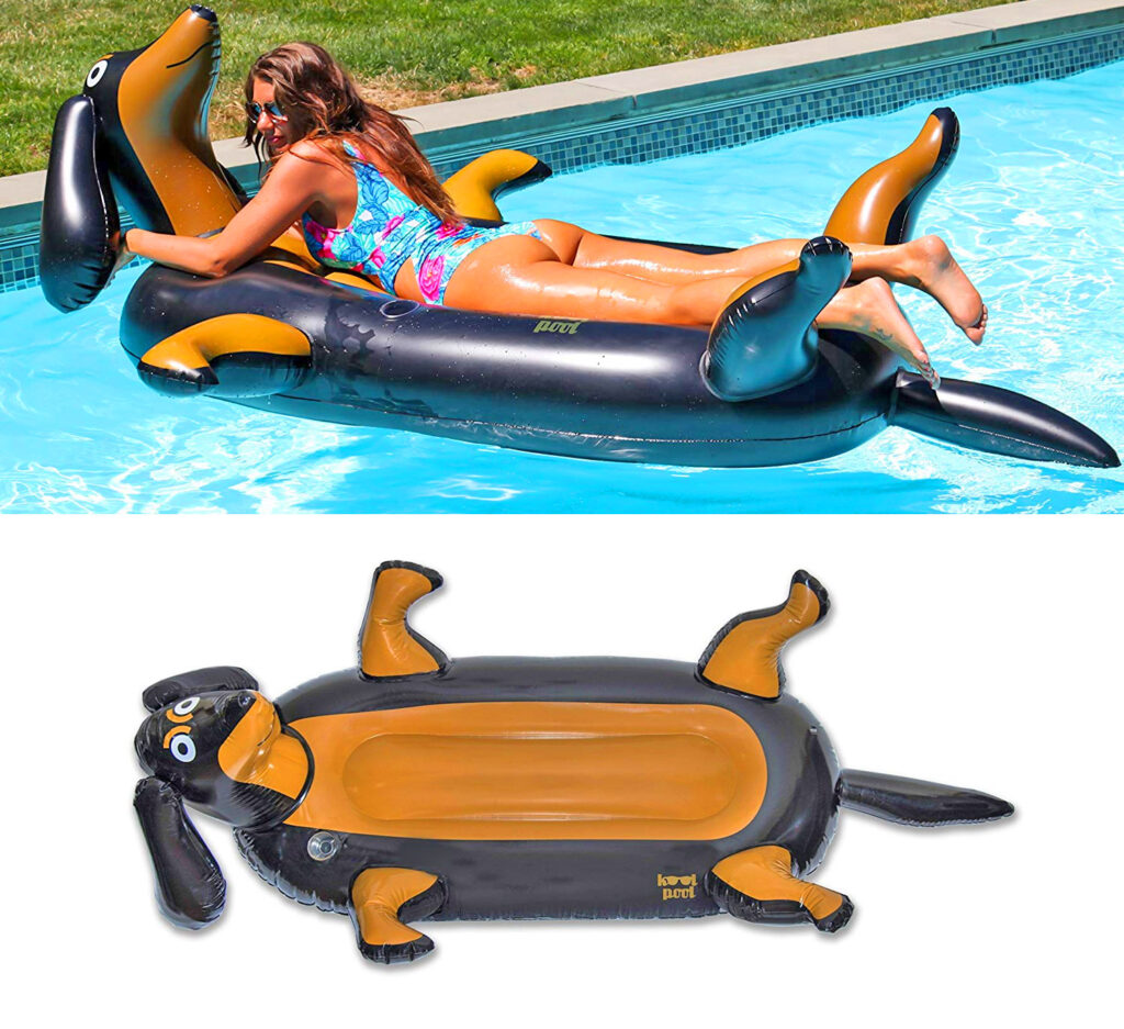 Every Dachshund Owner Probably Needs One Of These Giant Wiener Dog Pool Floats