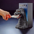 There's Now a Godzilla Tissue Dispenser That Makes The Tissue Look Like Smoke Coming From His Mouth
