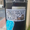 You Can Now Get Giant Cat Stickers To Cover Up Racist Graffiti You Find On The Streets