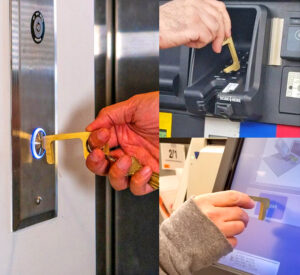 Hygiene Hand Is An Antimicrobial Brass Door Opener That'll Help You Never Touch Anything Again