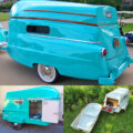 These Retro Campers Are Made With a Functioning Row Boat That Doubles as The Roof