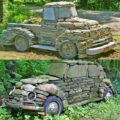 This Guy Makes Vintage Cars and Trucks Out Of Rocks And They Look Incredible