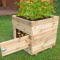 This Wooden Potato Planter Has a Door To Easily Access Your Home-Grown Potatoes