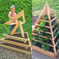 These DIY Pyramid Planters Lets You Grow Strawberries In The Coolest Way Possible