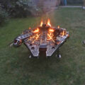 This Millennium Falcon Fire Pit Belongs In Every Stars Wars Lovers Backyard