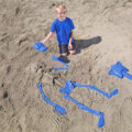 This Skeleton Mold Lets You Create a Human Skeleton In The Sand At The Beach