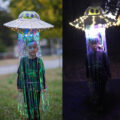 This Abducted By An Alien In UFO Costume Might Be The Greatest Halloween Idea Ever