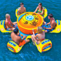 This Floating Island 6 Person Pool Float Table With Cooler Is Perfect For Epic Pool Parties