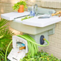 This Garden Hose Sink Gives You an Instant Outdoor Sink With No Extra Plumbing Required
