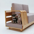 This Dog House Sofa Has an Integrated Dog Bed In The Armrest