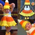 This Crochet Candy Corn Baby Costume Might Be The Cutest Halloween Idea