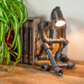 This Sitting Pipe Robot Lamp Makes an Amazing Industrial Design Piece For Your Home
