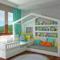 This Kids Montessori Bed Has a Bed and Reading Nook In One