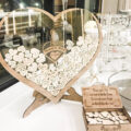 This Cute Heart Shaped Wedding Drop Box Is a Great Alternative To Wedding Guest Books