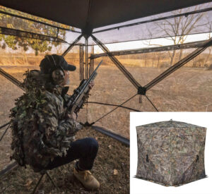 This See Through Hunting Blind Is Like a Two-Way Mirror In Tent Form