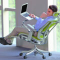 This Ultimate Office Chair Has a Laptop Mount, Leg Rests, and a Head Rest