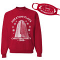 Die Hard Ugly Christmas Sweater With Face Mask