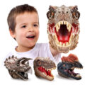 These Realistic Rubber Dinosaur Hand Puppets Are Perfect For Dino Loving Kids
